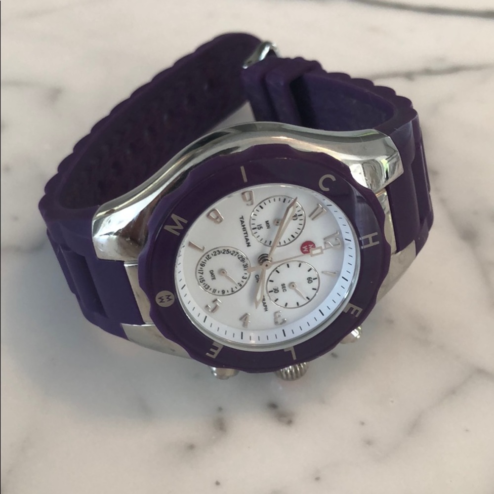 Michele Tahitian jelly watch